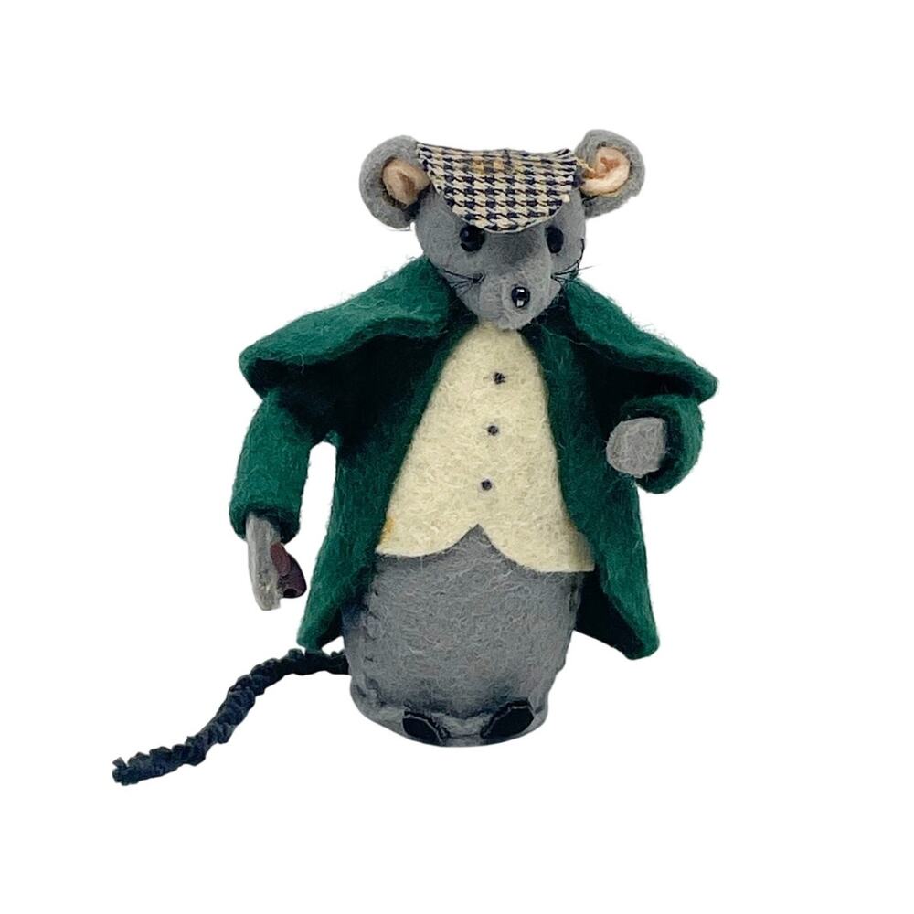 Vintage 1984 Rice Mice Academic Golfer Susanne M. Burns Made in England Wool 4"
